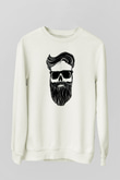 Berber Beyaz Unisex Sweatshirt
