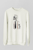 Berber Beyaz Unisex Sweatshirt