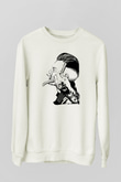 Berber Beyaz Unisex Sweatshirt