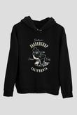 Berber Siyah Unisex Kapüşonlu Sweatshirt