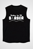 Berber Siyah Unisex Kolsuz Tişört