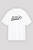 Better Call Saul Beyaz Unisex Oversize Tişört T-Shirt