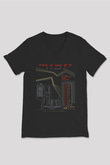Between The Buried And Me Baskılı Unisex Siyah V Yaka Tişört - Tshirt