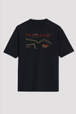 Between The Buried And Me Baskılı Unisex Siyah Oversize Tişört - Tshirt