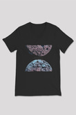 Between The Buried And Me Baskılı Unisex Siyah V Yaka Tişört - Tshirt