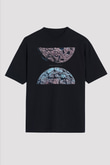 Between The Buried And Me Baskılı Unisex Siyah Oversize Tişört - Tshirt