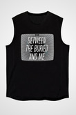 Between The Buried And Me Baskılı Unisex Siyah Kolsuz Tişört - Tshirt