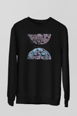 Between The Buried And Me Baskılı Unisex Siyah Sweatshirt