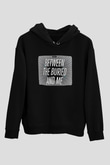 Between The Buried And Me Baskılı Unisex Siyah Kapüşonlu Sweatshirt