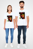 Beverly Hills Cop Beyaz Unisex  V Yaka Tişört
