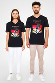 Beverly Hills Cop Siyah Unisex  V Yaka Tişört