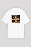 Beyonce Baskılı Unisex Beyaz Tişört