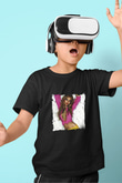 Beyonce Baskılı Unisex Siyah Çocuk Tişört