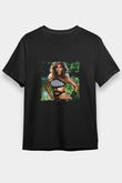 Beyonce Baskılı Unisex Siyah Tişört