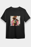 Beyonce Baskılı Unisex Siyah Tişört