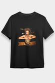 Beyonce Baskılı Unisex Siyah Tişört