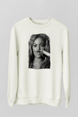 Beyonce Beyaz Unisex Sweatshirt