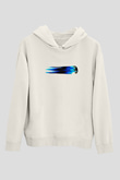 Beyzbol Baskılı Unisex Ekru Hoodie