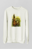 Big Ben Beyaz Unisex Sweatshirt