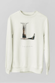 Big Ben Beyaz Unisex Sweatshirt