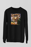 Big Buck Hunter Siyah Unisex Sweatshirt