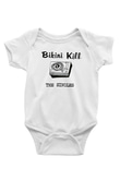 Bikini Kill Baskılı Beyaz Unisex Bebek Body - Zıbın