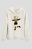 Bikini Kill Baskılı Beyaz Unisex Kapüşonlu Sweatshirt