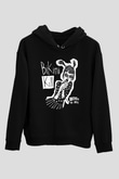 Bikini Kill Baskılı Unisex Siyah Kapüşonlu Sweatshirt