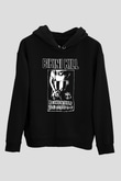 Bikini Kill Baskılı Unisex Siyah Kapüşonlu Sweatshirt