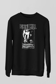 Bikini Kill Baskılı Unisex Siyah Sweatshirt