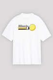 Bilardo Beyaz Unisex Oversize Tişört T-Shirt
