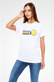 Bilardo Beyaz Unisex Tişört T-Shirt - TişörtFabrikası