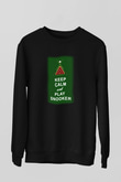Bilardo Siyah Unisex Sweatshirt