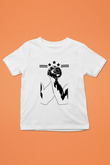 Bilek Güreşi Baskılı Unisex Beyaz Çocuk Tişört - Tshirt