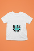 Bilek Güreşi Baskılı Unisex Beyaz Çocuk Tişört - Tshirt