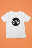 Bilek Güreşi Baskılı Unisex Beyaz Çocuk Tişört - Tshirt