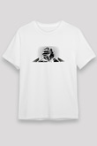 Bilek Güreşi Baskılı Unisex Beyaz Tişört - Tshirt