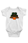Bilgisayar programcısı Baskılı Beyaz Unisex Bebek Body - Zıbın