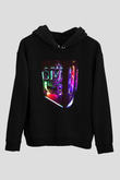 Bilgisayar programcısı Siyah Unisex Kapşonlu Sweatshirt