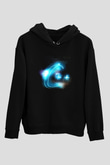 Bilgisayar programcısı Siyah Unisex Kapşonlu Sweatshirt