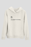 Bilgisayar programcısı Siyah Unisex Kapüşonlu Sweatshirt