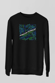 Bilgisayar programcısı Siyah Unisex Sweatshirt