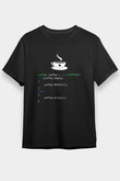Bilgisayar programcısı Siyah Unisex Tişört T-Shirt - TişörtFabrikası