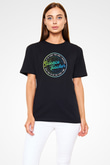 Bilim Öğretmeni Baskılı Unisex Siyah Tişört - Tshirt