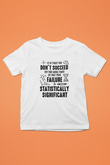 Bilim Yazı Baskılı Unisex Beyaz Çocuk Tişörtü - Tshirt