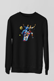 Bill and Ted's Excellent Adventure Siyah Unisex Sweatshirt