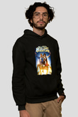 Bill and Ted's Excellent Adventure Siyah Unisex Kapüşonlu Sweatshirt