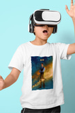 Bill Nye Baskılı Unisex Beyaz Çocuk Tişörtü - Tshirt