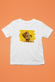 Billie Eilish Baskılı Beyaz Unisex Beyaz Çocuk Tişört - Tshirt