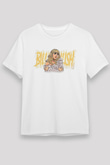 Billie Eilish Baskılı Unisex Beyaz Tişört - Tshirt